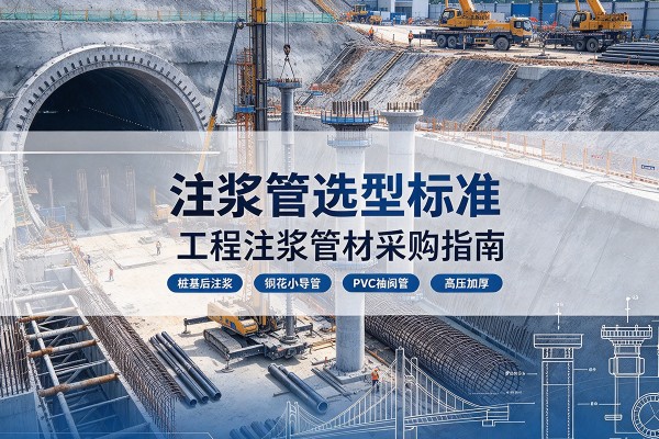 长丰注浆管选型标准