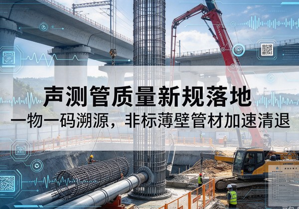 长丰声测管质量新规落地，一物一码溯源，非标薄壁管材加速清退