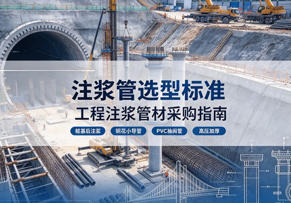 长丰注浆管选型标准